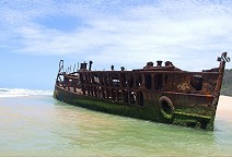 The wreck of the Maheno